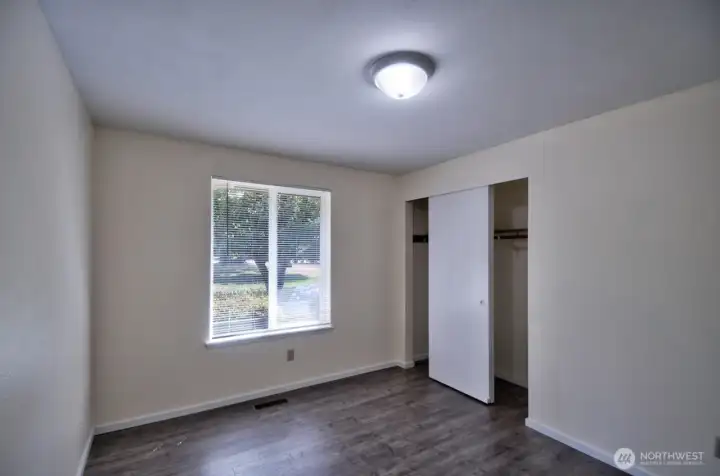 Another of the three bedrooms