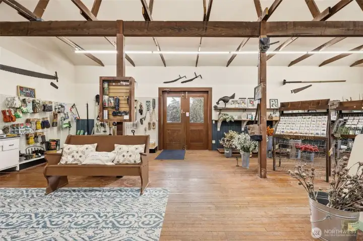 Garden-focused goods, complemented by a convenient on-site shipping hub for UPS and FedEx services