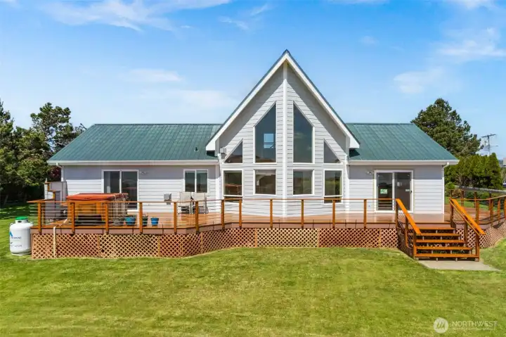 Love the huge wrap around sundeck.