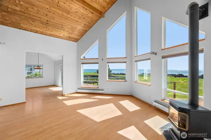 The living room is --