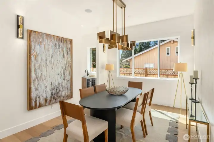 High-end designer lighting sets the mood for memorable gatherings!