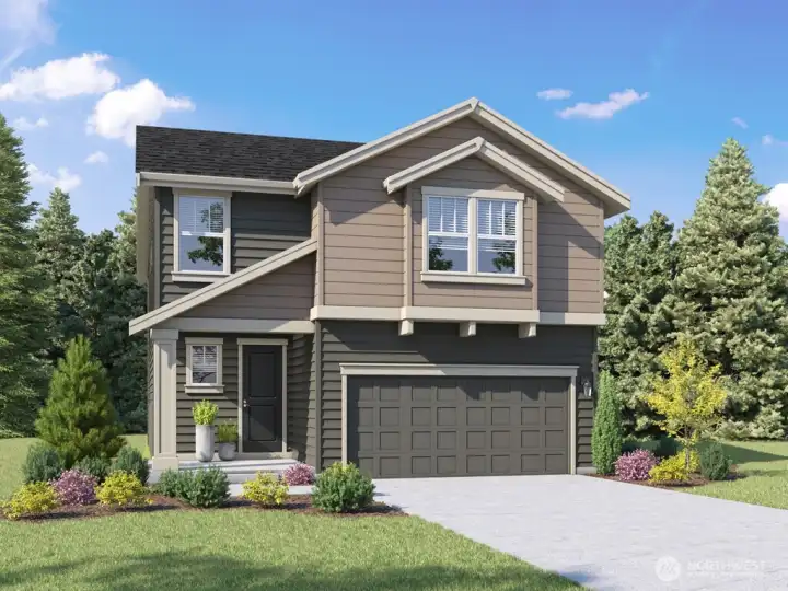 Front elevation of home