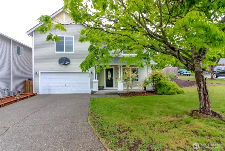 Front of home with Left side garden Space
