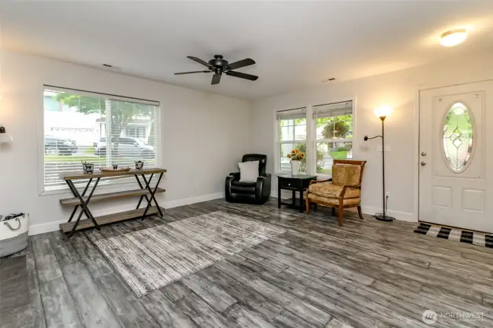 Entry and living room