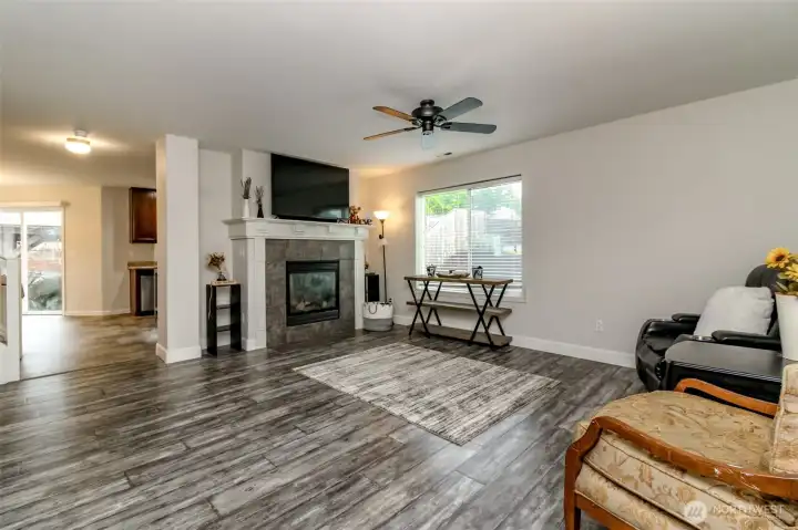 Fire place in main living room