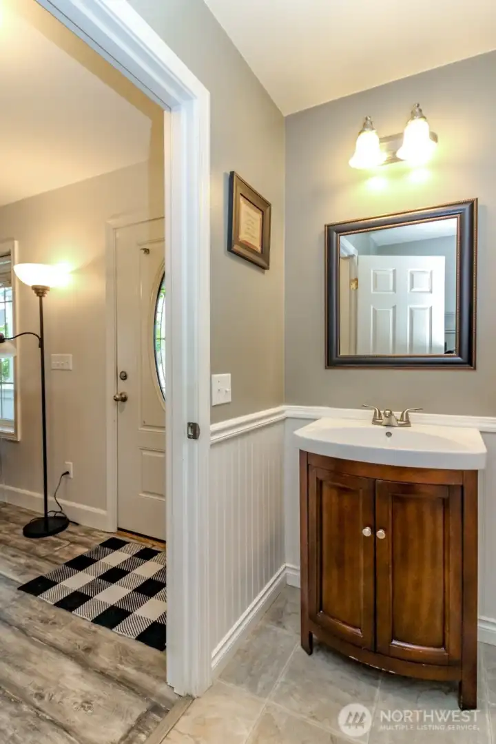 .5 bath off living space