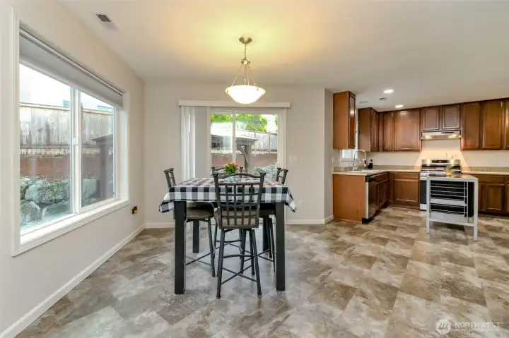 Kitchen with eating space