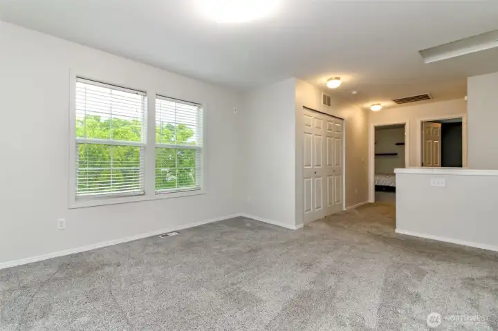 Living space upstairs