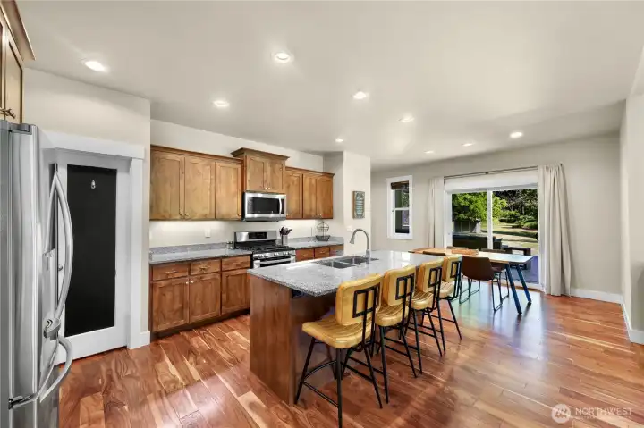 Kitchen, pantry, lots of cabinets.