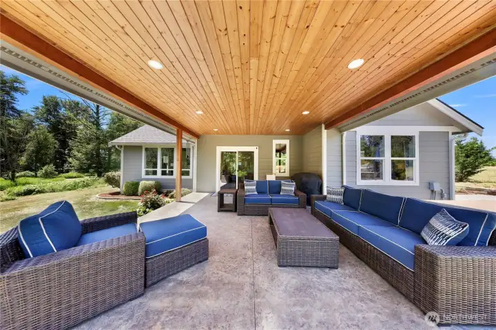 Covered patio