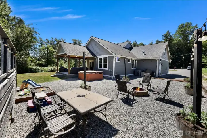 Great backyard.