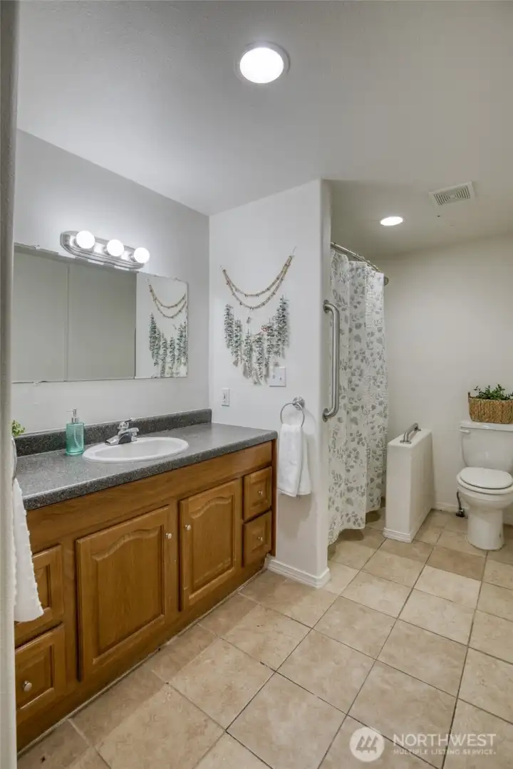 Primary bathroom Primary bathroom