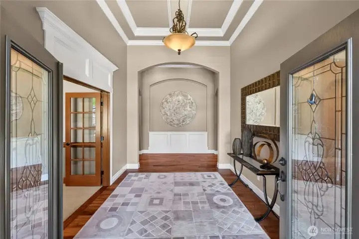 Grand entry welcomes you home.