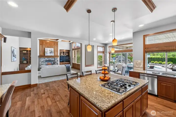 Open & spacious. Beautiful hardwood flooring throughout.