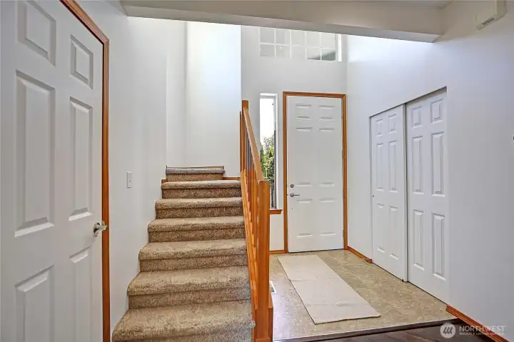Entry Foyer w/ Vaulted Open Ceiling~ Entry Foyer w/ Vaulted Open Ceiling~
