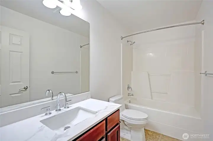 Full Guest Bath w/ More Slab Counters~ Full Guest Bath w/ More Slab Counters~