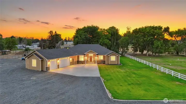Welcome to your own slice of country living on 2.49± irrigated acres.