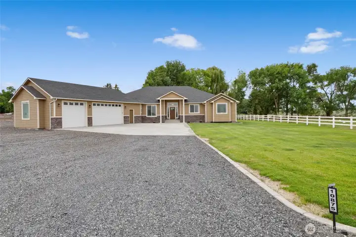 Country setting with modern conveniences just minutes away.