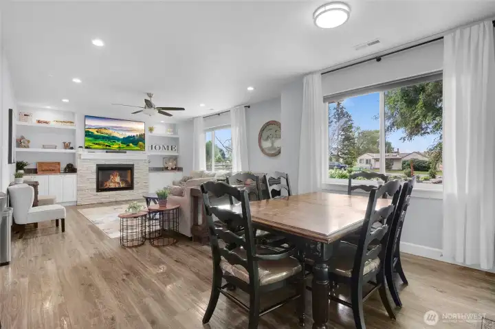 Comfortable living with beautiful sightlines throughout.