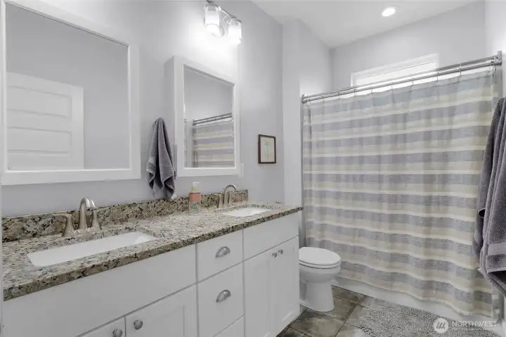 Beautiful finishes continue throughout every bathroom.