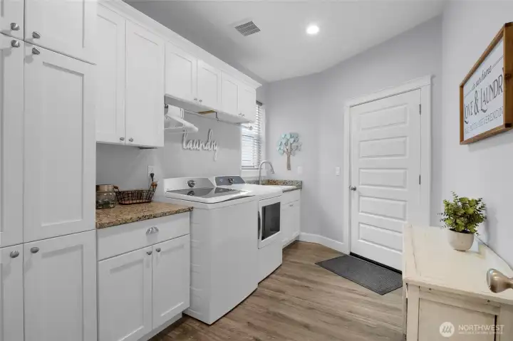 Functional laundry room with everyday convenience.