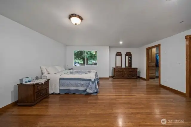 The Owner's Suite is more than enough, and the closet is wonderful too.