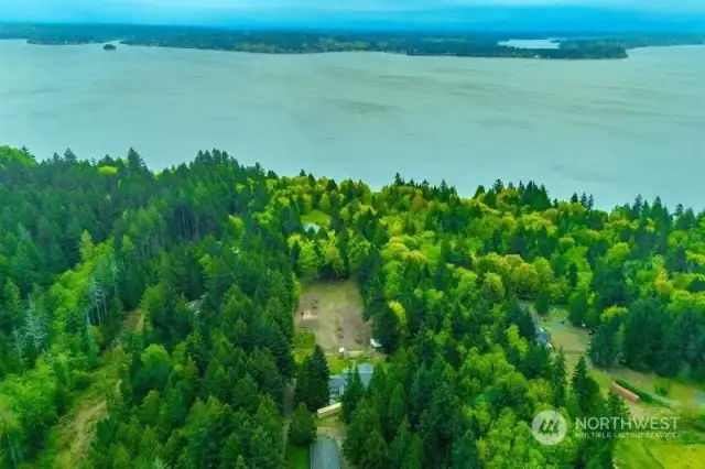 Close to the Sound, with a few boat launches nearby.