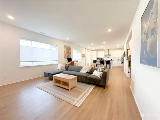 Another view of the great room's space.