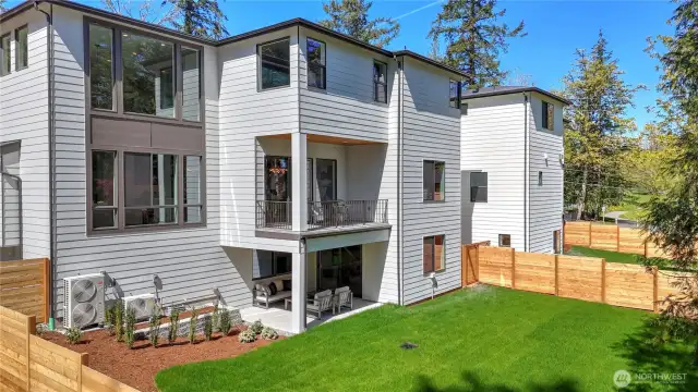 Relax on your covered patio, just off the Lower Level Rec Room or grill your favorite meals on the covered deck off the kitchen on the Main Level