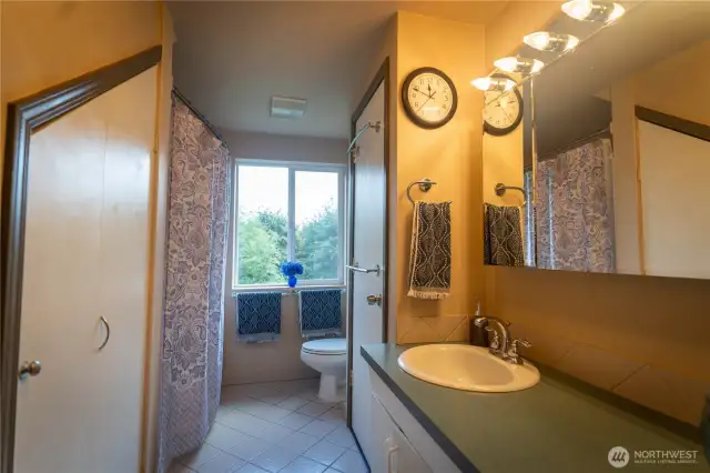 Bathroom on the main floor.