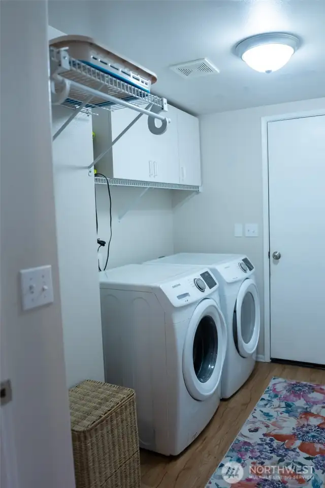 Laundry on main floor
