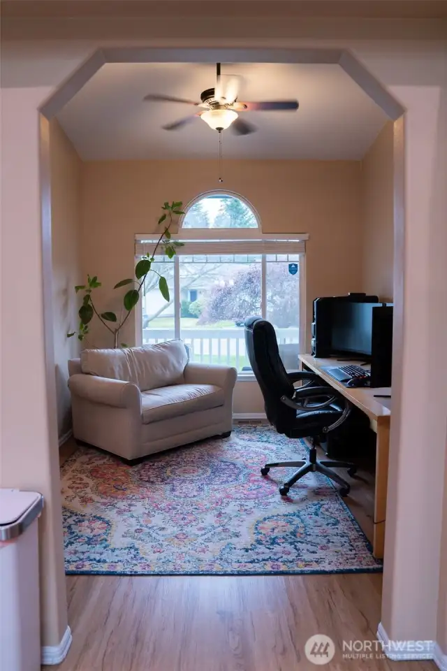 Formal Dining Room, currently used as office