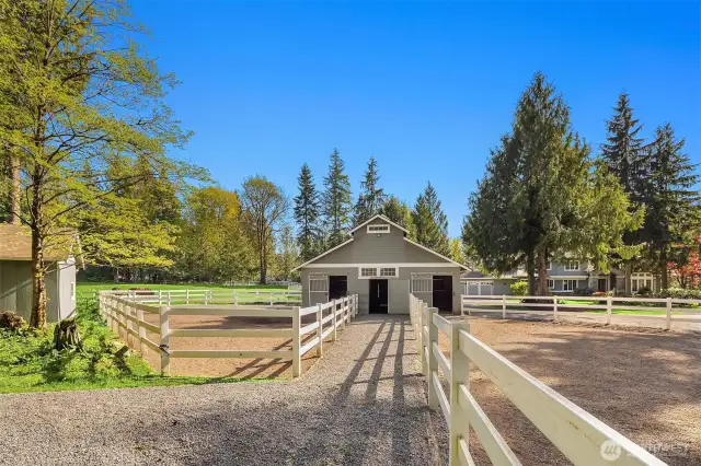 3 stall Main barn