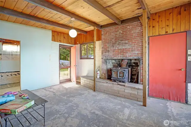 Wood Burning Old Fireplace Ready to Restore~