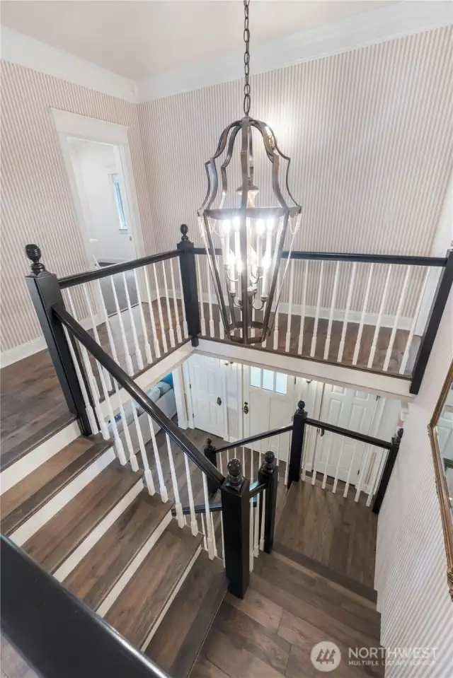 View from landing of staircase