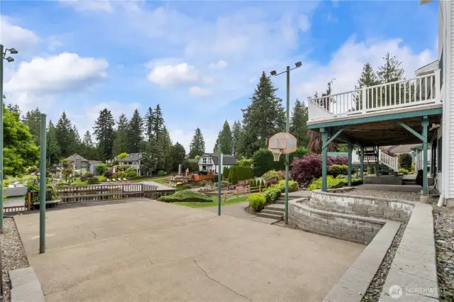 Enjoy basketball or racquet sports on your own sport court