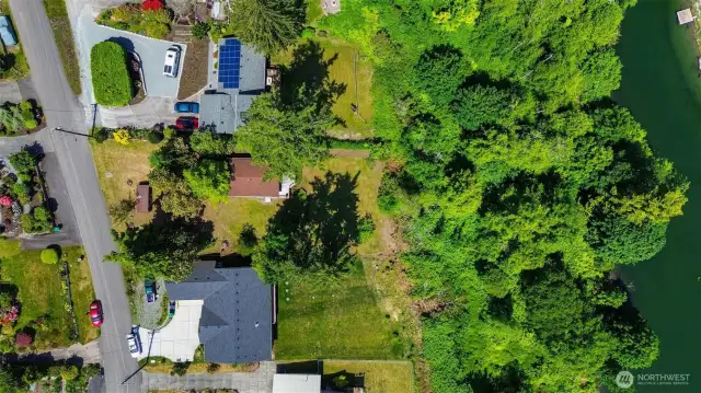 Lagoon waterfront property and 0.6 of an acre!