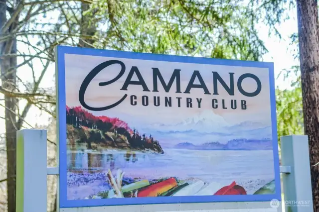 Welcome to the Camano Country Club.  You have access to 3 private beaches and the opportunity to join the clubhouse complete with a pool.