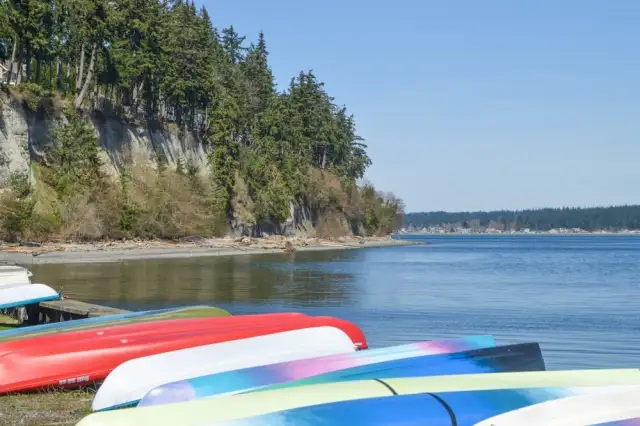 The Camano Country Club has three private beaches in addition to the lagoon.  Store your boat, go crabbing, paddleboard and walk on the beaches.