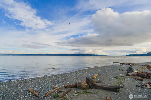 Enjoy walks on the beach.