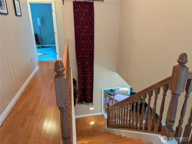 Oak hardwood flooring and stairs. #10920 Chaucer St SE, Olympia, WA 98501