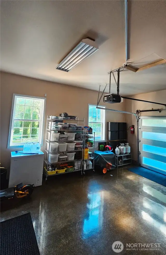 Epoxy covered floors in the attached garage. #10920 Chaucer St SE, Olympia, WA 98501
