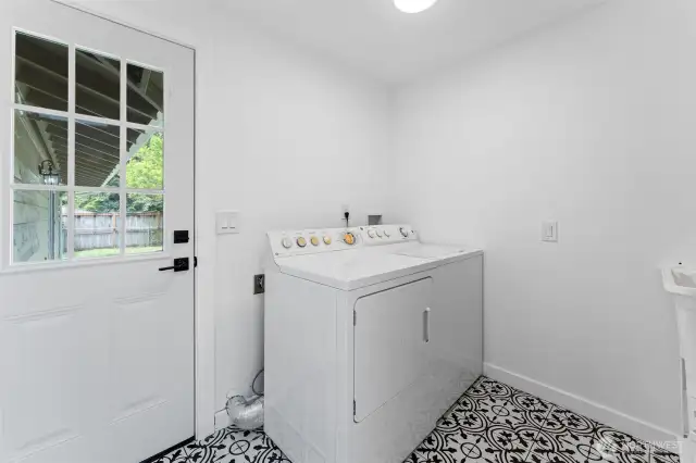 Laundry room area