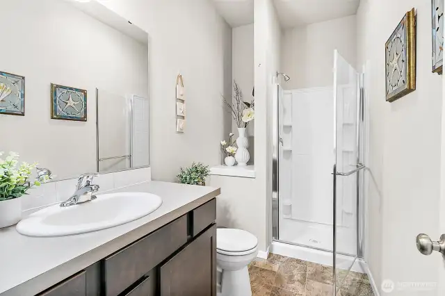 main level 3/4 bath