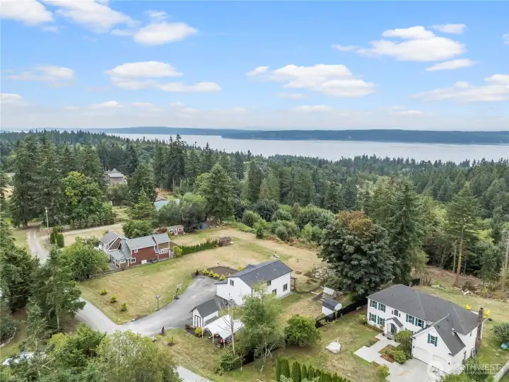Quiet neighborhood of extraordinary homes.