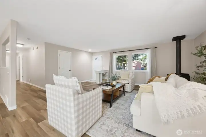 Nice, open floor plan.