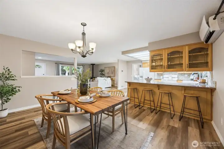 Convenient floor plan.