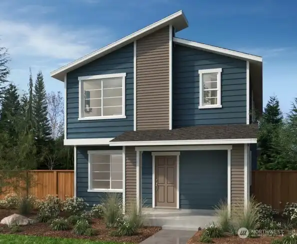 Artist Rendering Optional Elevation D 1940 Plan.