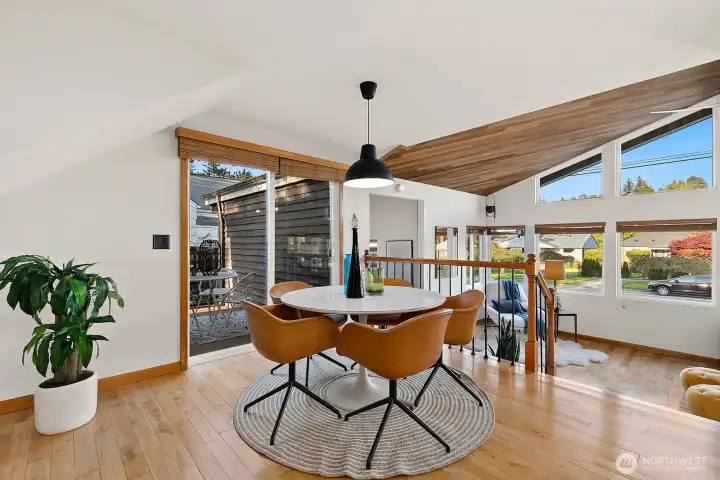 Trex deck right off the  dining room