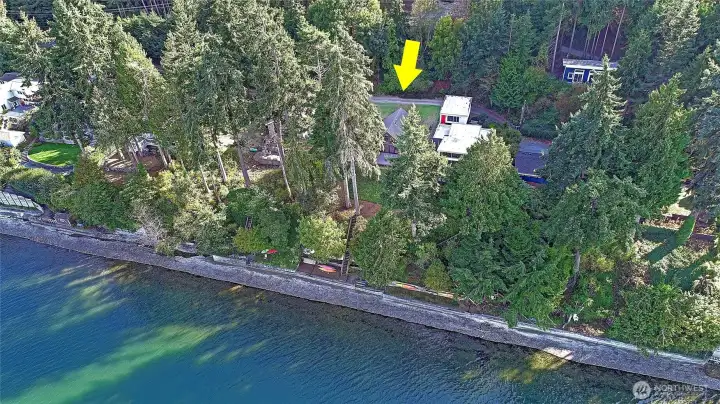 Breathtaking views of Puget Sound and Mt. Baker from this waterfront home creates a serene and picturesque setting.